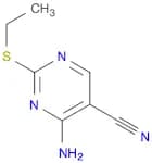 4-Amino-2-ethylsulfanyl-pyrimidine-5-carbonitrile