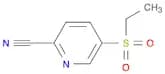 2-Pyridinecarbonitrile, 5-(ethylsulfonyl)-