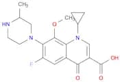 1-Cyclopropyl-6-fluoro-8-methoxy-1,4-dihydro-7-(3-methylpiperazin-1-yl)-4-oxoquinoline-3-carboxyli…