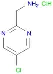 2-Pyrimidinemethanamine, 5-chloro-, hydrochloride (1:1)