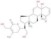 Ergosta-2,24-dien-26-oic acid, 5,6,21,22,27-pentahydroxy-1-oxo-, δ-lactone, (5α,6β,22R)-
