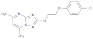[1,2,4]Triazolo[1,5-a]pyrimidine, 2-[2-(4-chlorophenoxy)ethoxy]-5,7-dimethyl-