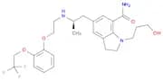 1-(3-hydroxypropyl)-5-[(2R)-2-({2-[2-(2,2,2-trifluoroethoxy)phenoxy]ethyl}amino)propyl]-2,3-dihydr…