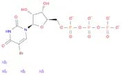 Uridine 5'-(tetrahydrogen triphosphate), 5-bromo-, sodium salt (9CI)