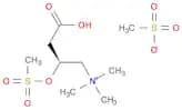 1-Propanaminium, 3-carboxy-N,N,N-trimethyl-2-[(methylsulfonyl)oxy]-, (S)-, methanesulfonate (9CI)