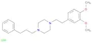 Piperazine, 1-[2-(3,4-dimethoxyphenyl)ethyl]-4-(3-phenylpropyl)-, hydrochloride (1:2)