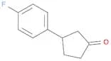 Cyclopentanone, 3-(4-fluorophenyl)-