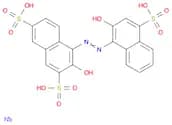 2,​7-​Naphthalenedisulfoni​c acid, 3-​hydroxy-​4-​[2-​(2-​hydroxy-​4-​sulfo-​1-​naphthalenyl)​diaz…