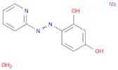 1,3-Benzenediol, 4-[2-(2-pyridinyl)diazenyl]-, sodium salt, hydrate (1:1:1)
