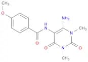 N-(6-Amino-1,3-dimethyl-2,4-dioxo-1,2,3,4-tetrahydropyrimidin-5-yl)-4-methoxybenzamide