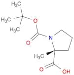 1,2-Pyrrolidinedicarboxylic acid, 2-methyl-, 1-(1,1-dimethylethyl) ester, (2R)-