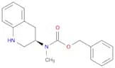 Carbamic acid, methyl[(3R)-1,2,3,4-tetrahydro-3-quinolinyl]-, phenylmethyl ester (9CI)