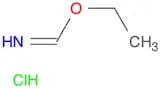 Methanimidic acid, ethyl ester, hydrochloride (9CI)