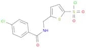 2-Thiophenesulfonyl chloride, 5-[[(4-chlorobenzoyl)amino]methyl]-