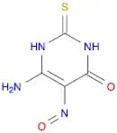 4(1H)-Pyrimidinone, 6-amino-2,3-dihydro-5-nitroso-2-thioxo-