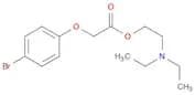 Acetic acid, 2-(4-bromophenoxy)-, 2-(diethylamino)ethyl ester
