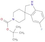 Spiro[3H-indole-3,4'-piperidine]-1'-carboxylic acid, 5-fluoro-1,2-dihydro-, 1,1-dimethylethyl ester