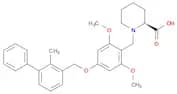 (2S)-1-[[2,6-Dimethoxy-4-[(2-methyl[1,1'-biphenyl]-3-yl)methoxy]phenyl]methyl]-2-piperidinecarboxy…
