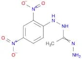 Ethanone, 1-[2-(2,4-dinitrophenyl)hydrazinyl]-, hydrazone