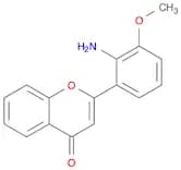 4H-1-Benzopyran-4-one, 2-(2-amino-3-methoxyphenyl)-