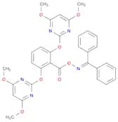 Methanone, diphenyl-, O-[2,6-bis[(4,6-dimethoxy-2-pyrimidinyl)oxy]benzoyl]oxime