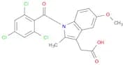 1H-Indole-3-acetic acid, 5-methoxy-2-methyl-1-(2,4,6-trichlorobenzoyl)-