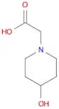 1-Piperidineacetic acid, 4-hydroxy-
