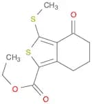 Benzo[c]thiophene-1-carboxylic acid, 4,5,6,7-tetrahydro-3-(methylthio)-4-oxo-, ethyl ester