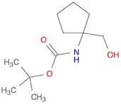 Carbamic acid, N-[1-(hydroxymethyl)cyclopentyl]-, 1,1-dimethylethyl ester