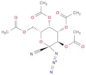 β-D-galacto-2-Heptulopyranosononitrile, 2-azido-2-deoxy-, 3,4,5,7-tetraacetate