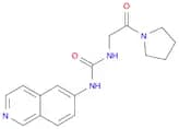 N-6-Isoquinolinyl-N'-[2-oxo-2-(1-pyrrolidinyl)ethyl]urea
