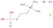 Ethanaminium, N,N,N-trimethyl-2-(phosphonooxy)-, chloride, sodium salt (1:1:2)