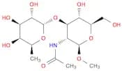 β-D-Glucopyranoside, methyl 2-(acetylamino)-2-deoxy-3-O-(6-deoxy-α-L-galactopyranosyl)-
