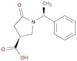 3-Pyrrolidinecarboxylic acid, 5-oxo-1-[(1S)-1-phenylethyl]-, (3S)-