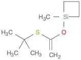 Silacyclobutane, 1-[[1-[(1,1-dimethylethyl)thio]ethenyl]oxy]-1-methyl-