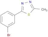 2-(3-Bromophenyl)-5-methyl-1,3,4-thiadiazole