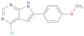 4-Chloro-6-(4-methoxyphenyl)-7H-pyrrolo[2,3-d]pyrimidine