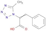 2-(5-methyl-1H-1,2,3,4-tetrazol-1-yl)-3-phenylprop-2-enoic acid