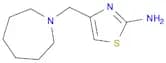 4-(Azepan-1-ylmethyl)-1,3-thiazol-2-amine