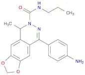 (+/-)-4-(4-Aminophenyl)-1,2-dihydro-1-methyl-2-propylcarbamoyl-6,7-methylenedioxyphthalazine