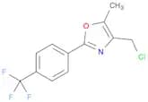 2-(4-TRIFLUOROMETHYLPHENYL)-4-CHLOROMETHYL-5-METHYLOXAZOLE