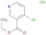 3-​Pyridinecarboxylic acid, 4-​chloro-​, ethyl ester, hydrochloride (1:1)