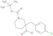 1-[(tert-Butyl)oxycarbonyl]-3-(4-chlorobenzyl)piperidine-3-carboxylic acid