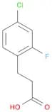 3-(2-Fluoro-4-chloro-phenyl)-propionic acid