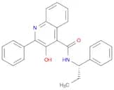 4-Quinolinecarboxamide, 3-hydroxy-2-phenyl-N-[(1S)-1-phenylpropyl]-