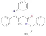 4-Quinolinecarboxamide, 3-methyl-2-phenyl-N-[(1S)-1-phenylpropyl]-