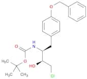 Carbamic acid, N-[(1S,2S)-3-chloro-2-hydroxy-1-[[4-(phenylmethoxy)phenyl]methyl]propyl]-, 1,1-dime…
