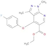 Ethyl 4-(4-fluorophenoxy)-1,3-dimethyl-1H-pyrazolo[3,4-b]pyridine-5-carboxylate
