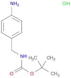Carbamic acid, N-[(4-aminophenyl)methyl]-, 1,1-dimethylethyl ester, hydrochloride (1:1)