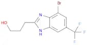 1H-Benzimidazole-2-propanol, 7-bromo-5-(trifluoromethyl)-